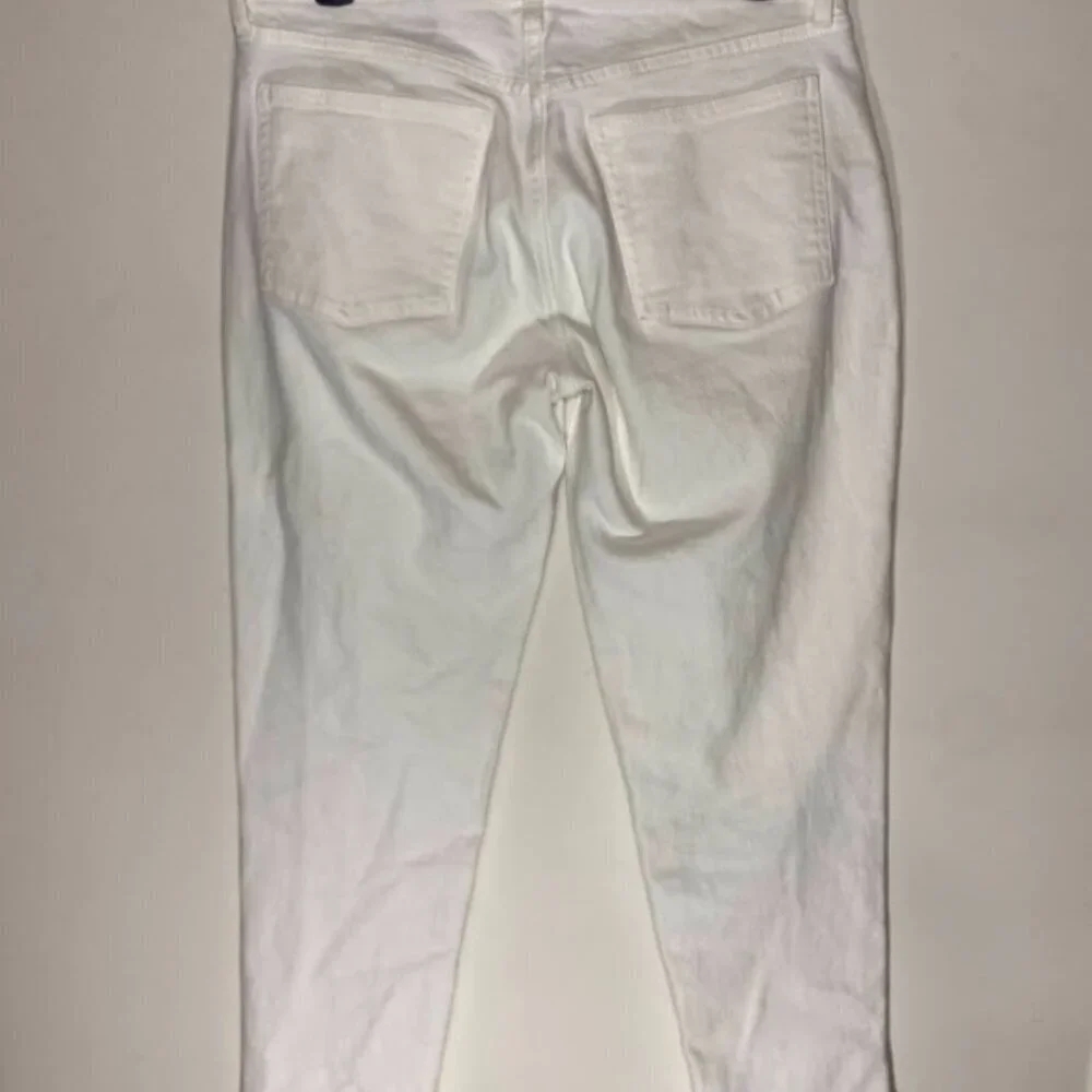 GAP Denim Girlfriend White Pants